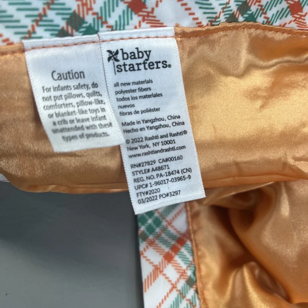 Baby Starters My 1st Thanksgiving Bear Thanksgiving Security Blanket Lovey